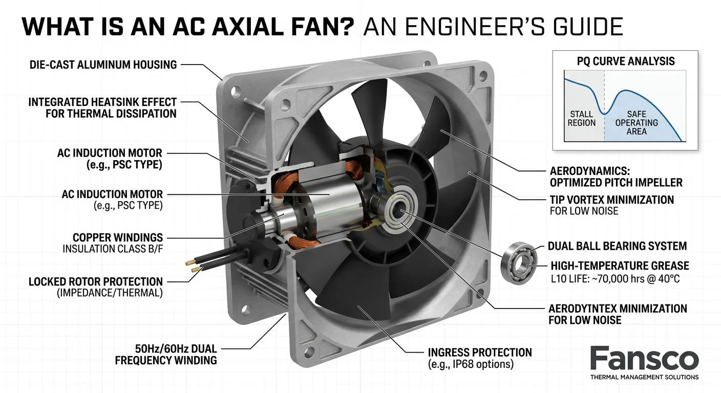 What is an AC axial fan?