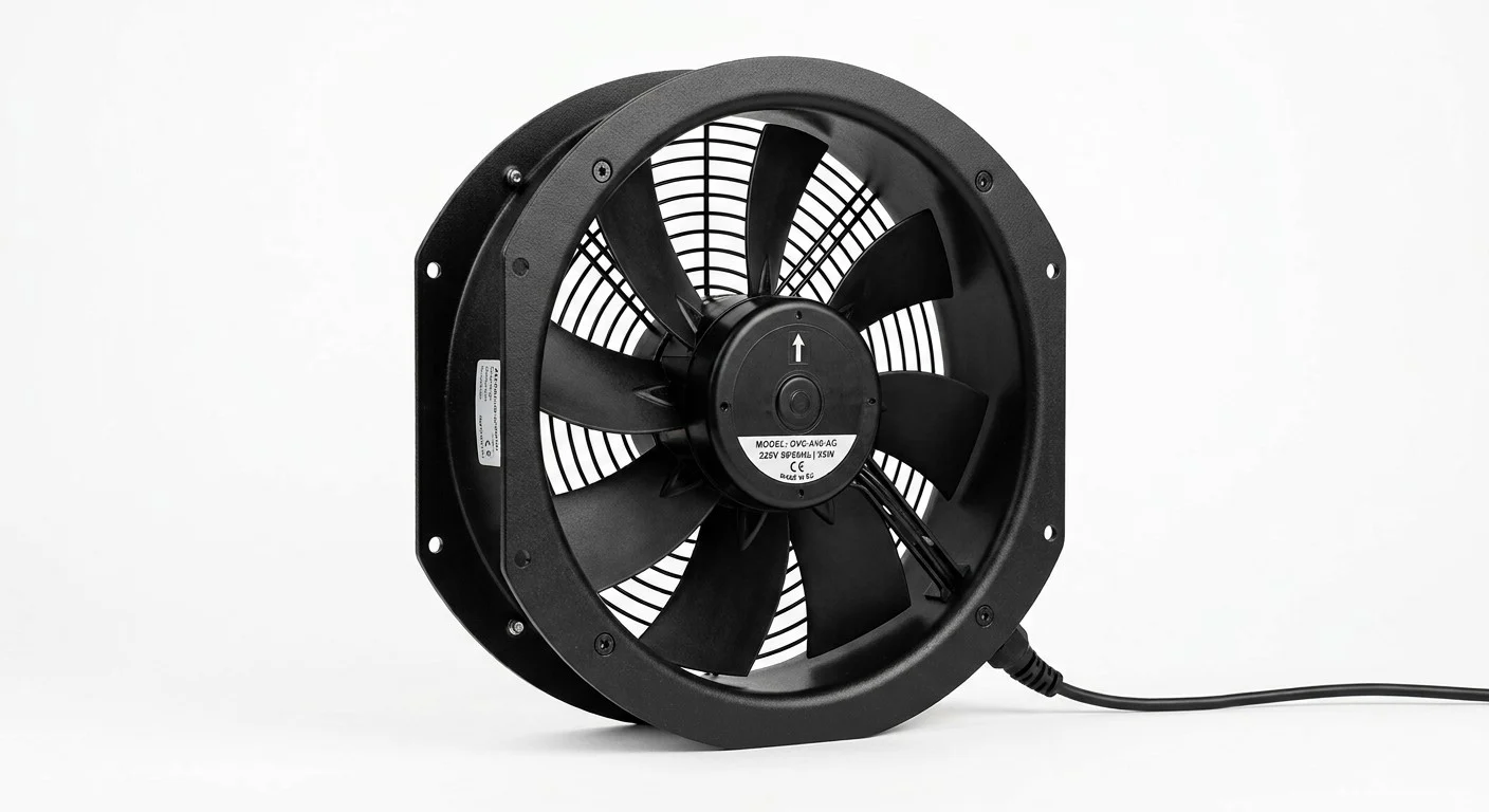 Side-cut oval frame industrial axial cooling fan 172x150x51mm