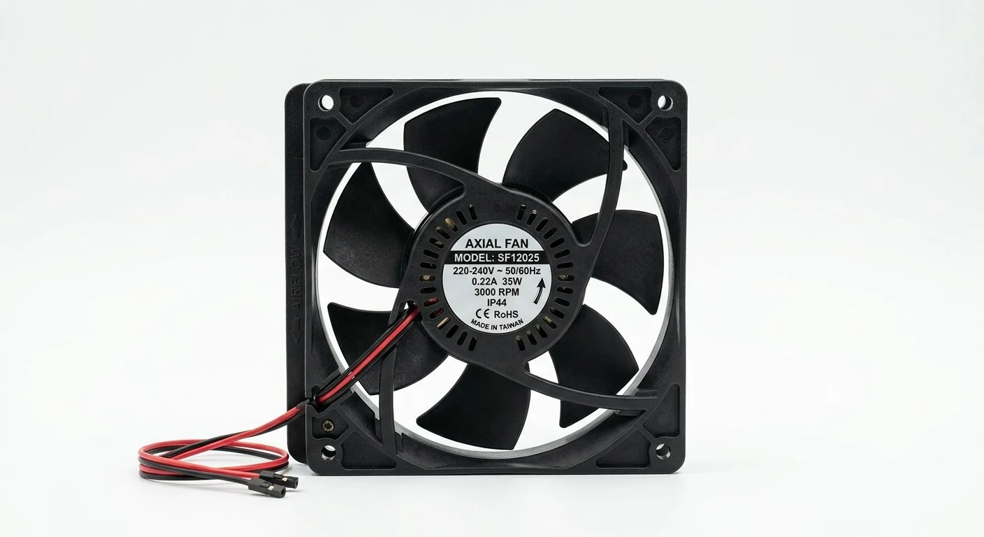 Standard square frame industrial axial cooling fan 172x172x51mm